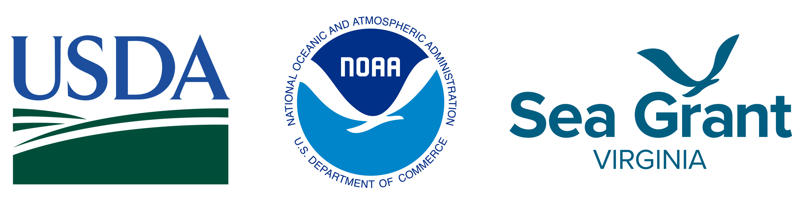 USDA, NOAA,and Sea Grant Logos